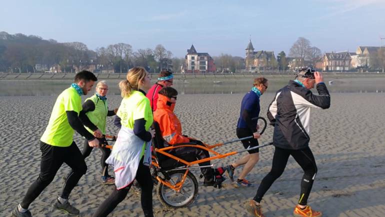 La Transbaie 2019 est une aventure pour tous, 8 joelettes vont s’élancer dans la course…